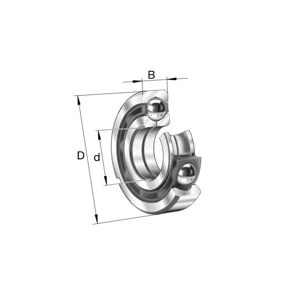 Four-Point Contact Bearing, QJ318N2MPA